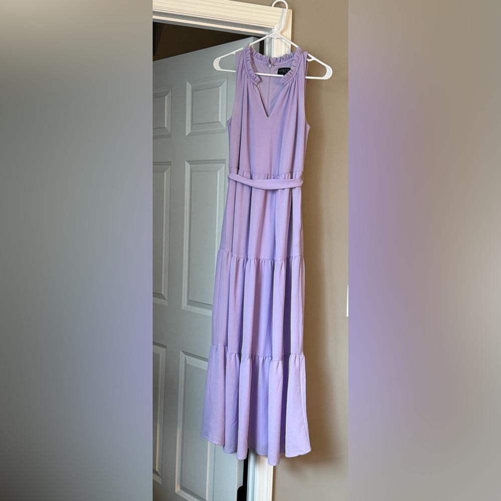 Long lavender dress - worn once! Beautiful for spring and Easter.